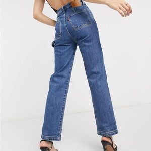 Levi's Blue Straight Leg Women's Jeans